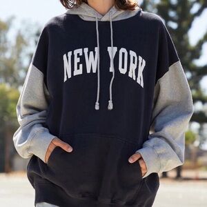 Brandy Melville/John Galt New York Graphic Hoodie